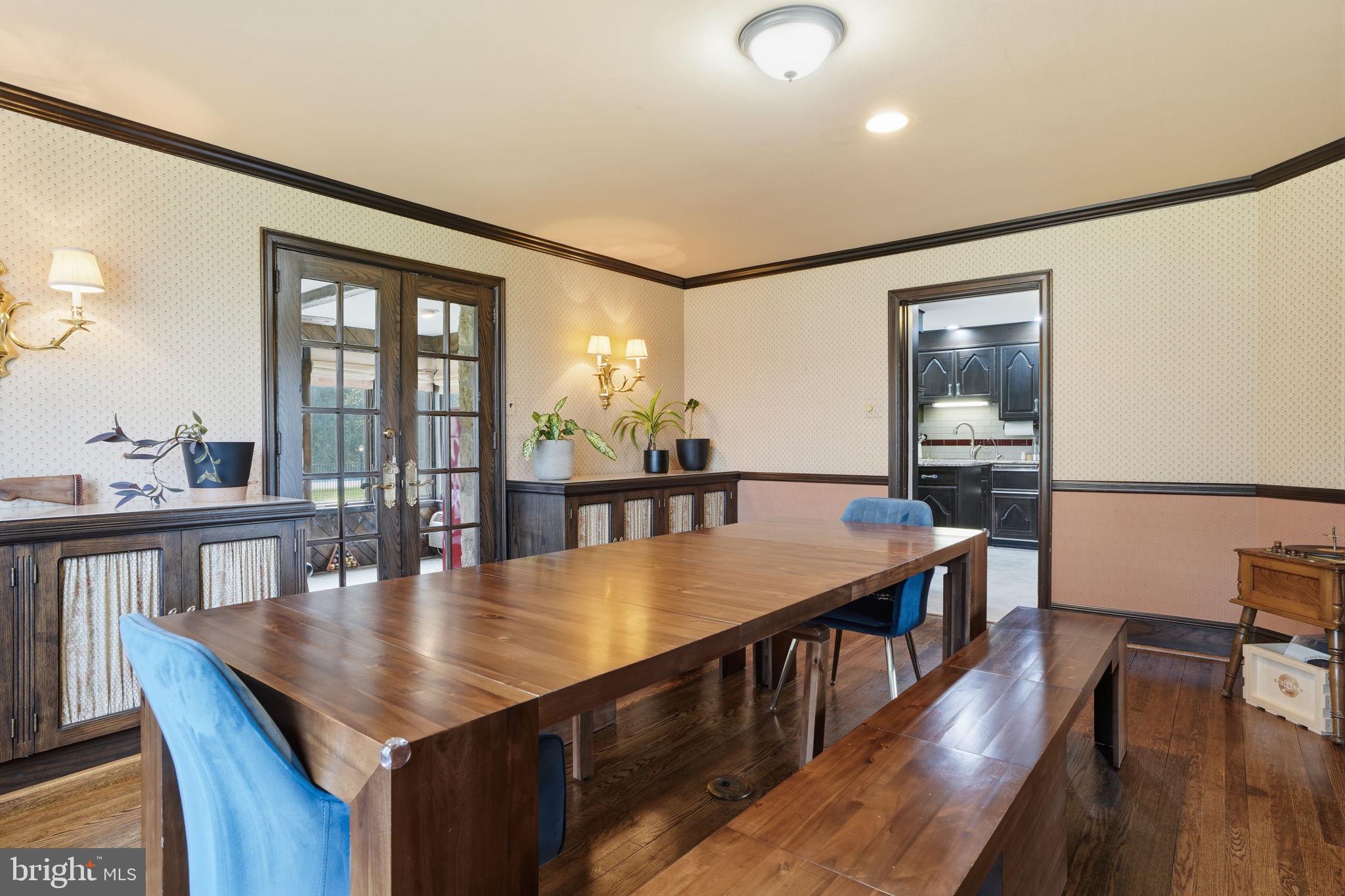 448 Moredon Road Huntingdon Valley, PA 19006 - Photo 44 of 66 a dining room with furniture window and wooden floor