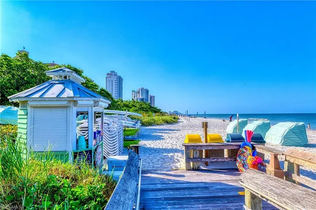 a view of a chairs and table in a patio