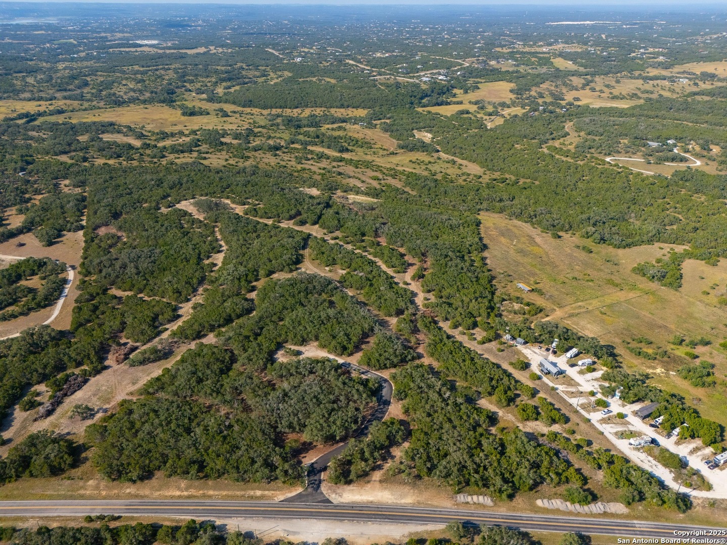 Tract 2 Pierson Road Blanco, TX 78606 - Photo 9 of 13 an aerial view of residential houses with outdoor space