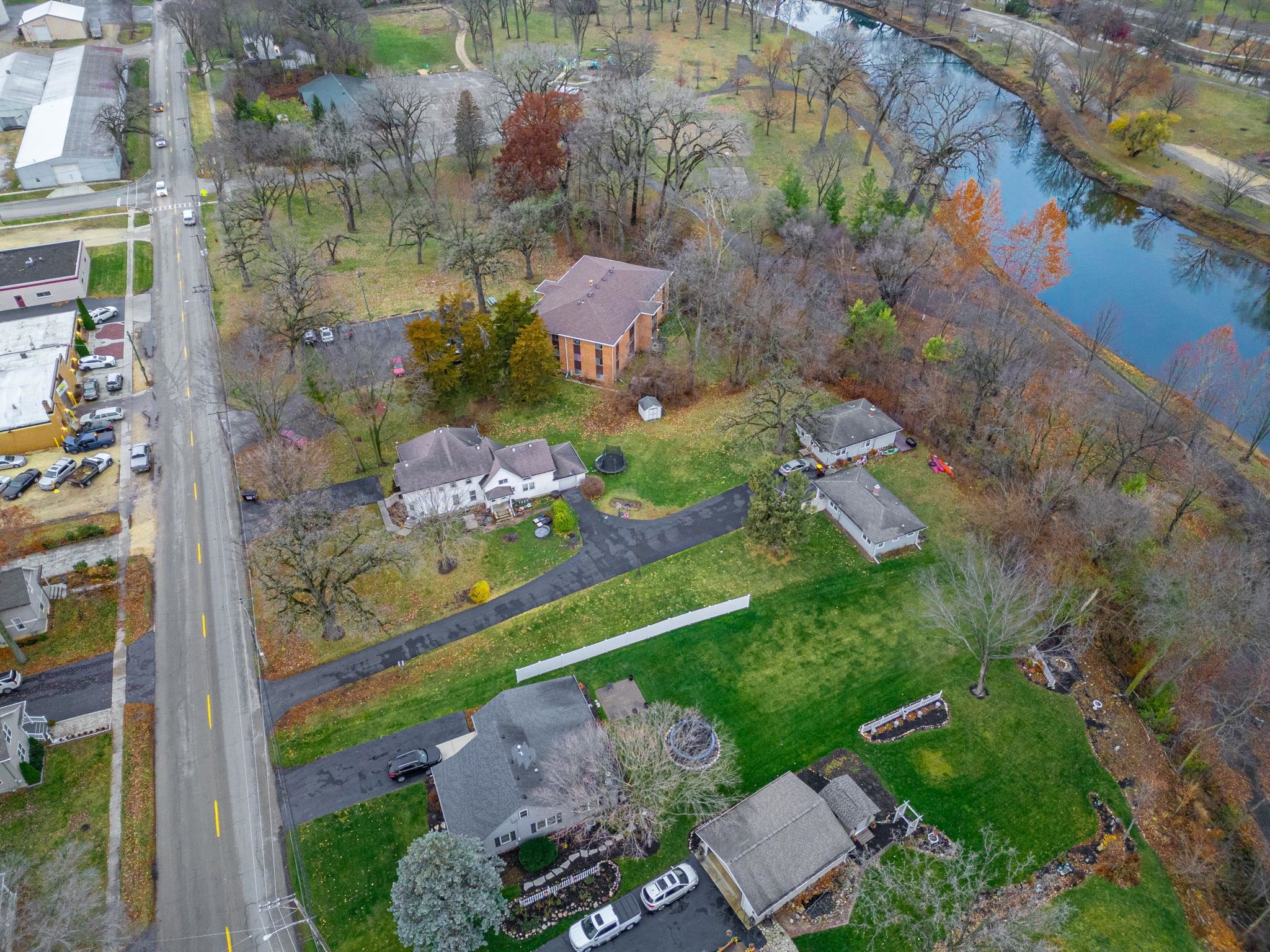 917 West Locust Street Belvidere, IL 61008 - Photo 56 of 59 a view of a lake with a building in the background