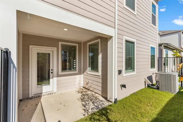a view of street with houses