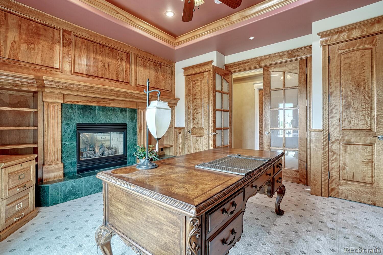 3851 Castle Butte Drive Castle Rock, CO 80109 - Photo 17 of 50 a room with pool table and windows