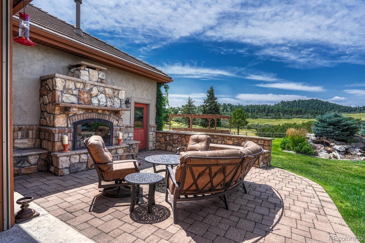 3851 Castle Butte Drive Castle Rock, CO 80109 - Photo 41 of 50 a view of an outdoor sitting space
