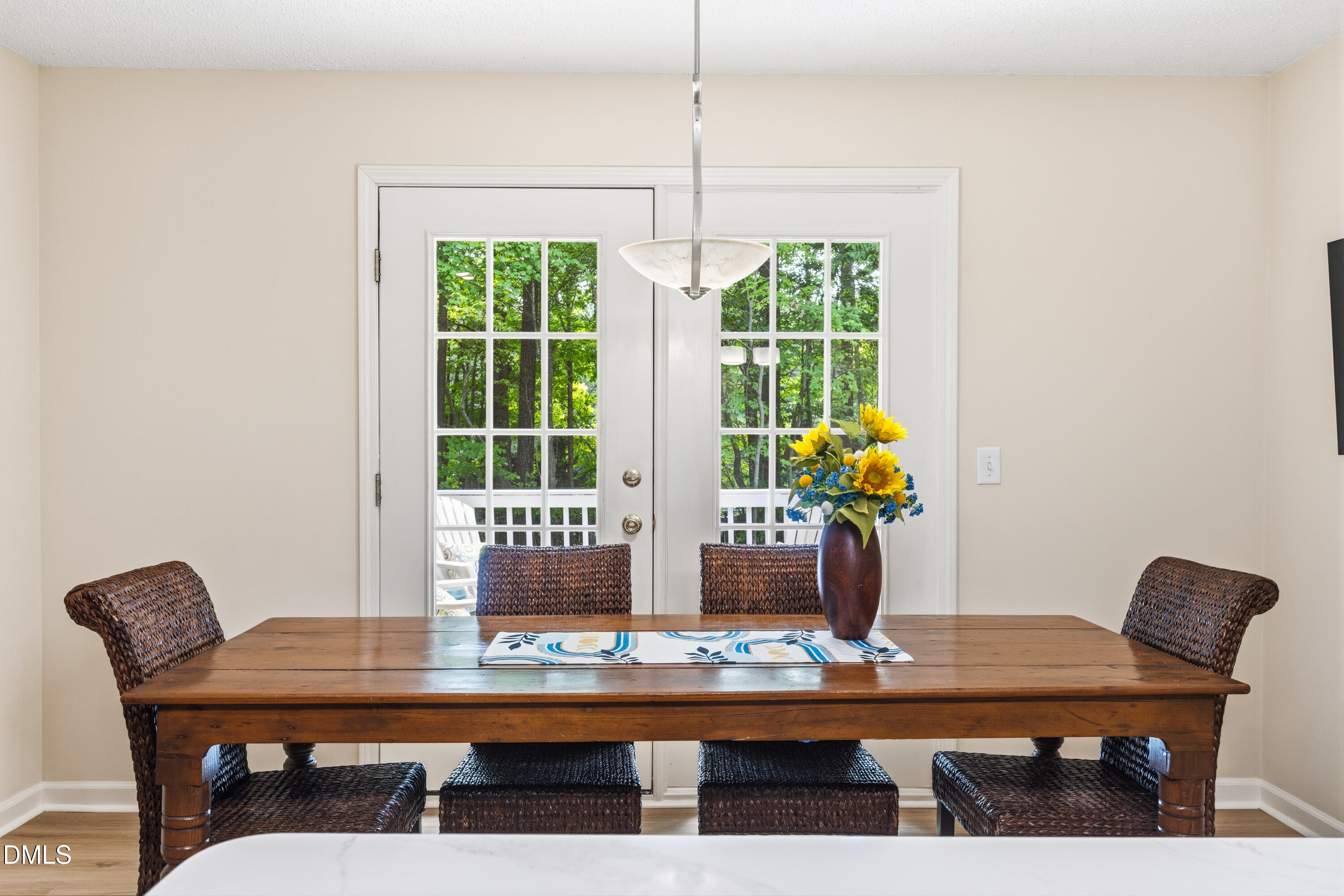 1211 Waterford Green Drive Apex, NC 27502 - Photo 24 of 53 a view of a dining room with furniture window and outside view