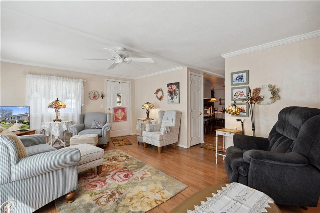 476 Cecil-Henderson Road Cecil, PA 15321 - Photo 7 of 37 a living room with furniture and wooden floor