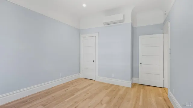 wooden floor in a room