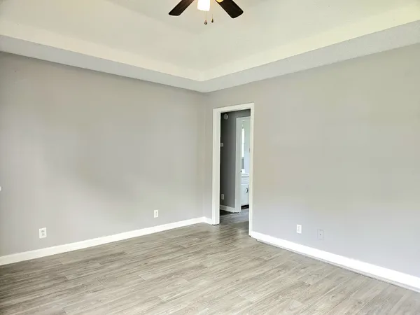 wooden floor in an empty room
