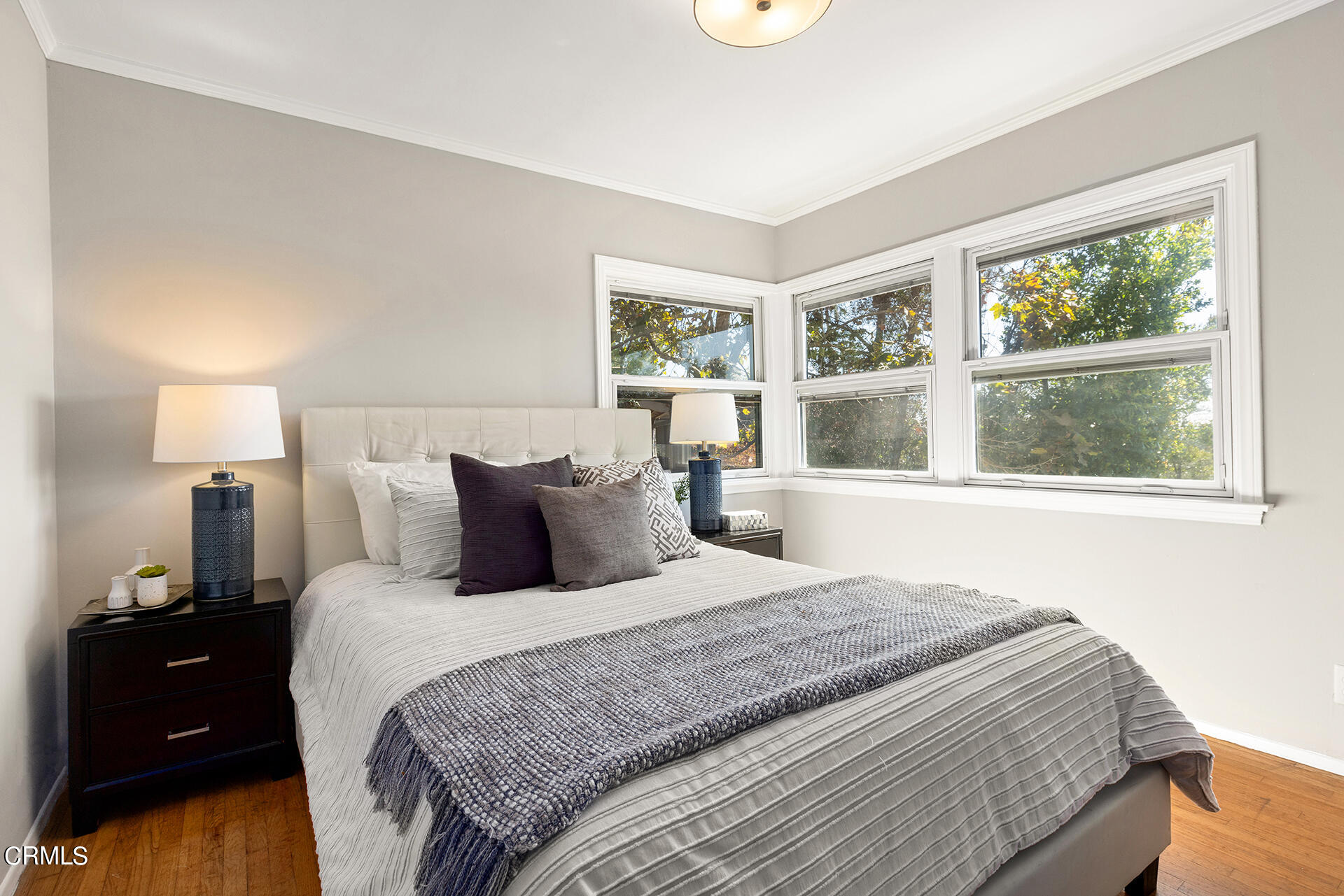 306 Cherry Drive Pasadena, CA 91105 - Photo 12 of 23 a bedroom with a large bed and a window