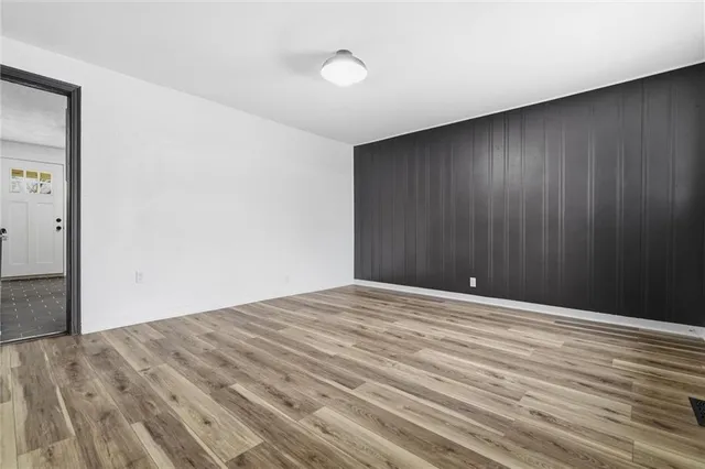 a view of empty room