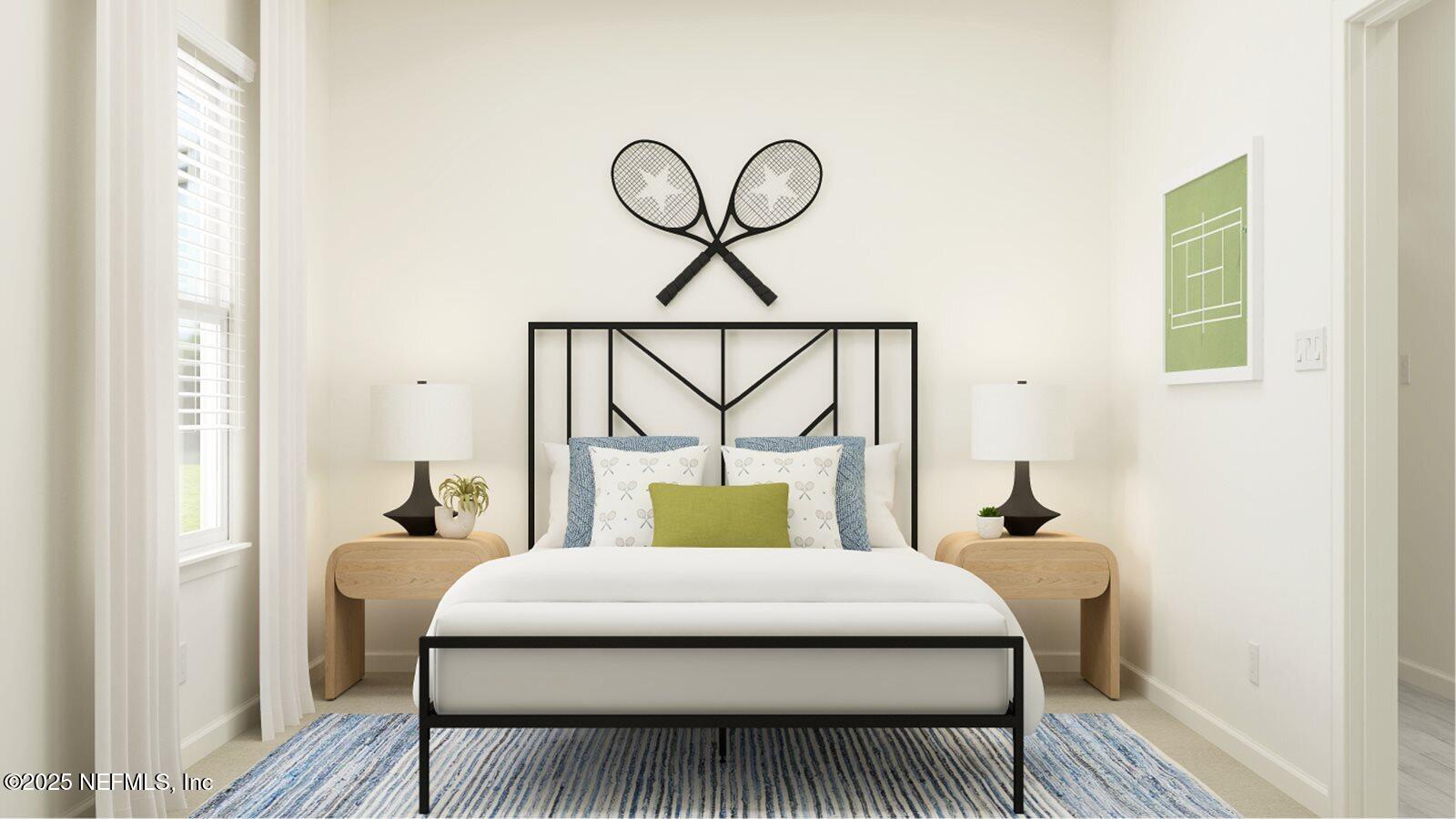 81 Pentwater Road St. Augustine, FL 32092 - Photo 28 of 38 a bedroom with a bed and window