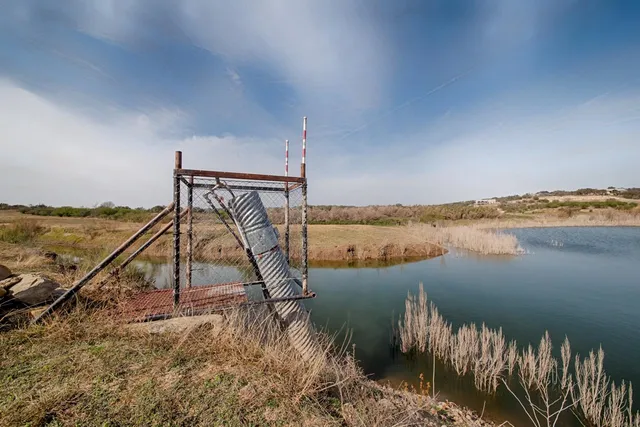a view of a lake with a mountain