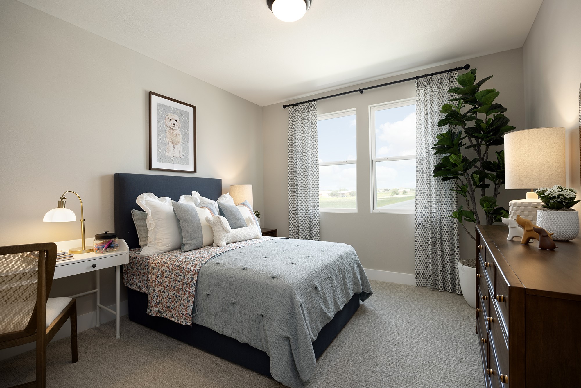 270 Romans Road Kyle, TX 78640 - Photo 14 of 23 a bedroom with a bed and window