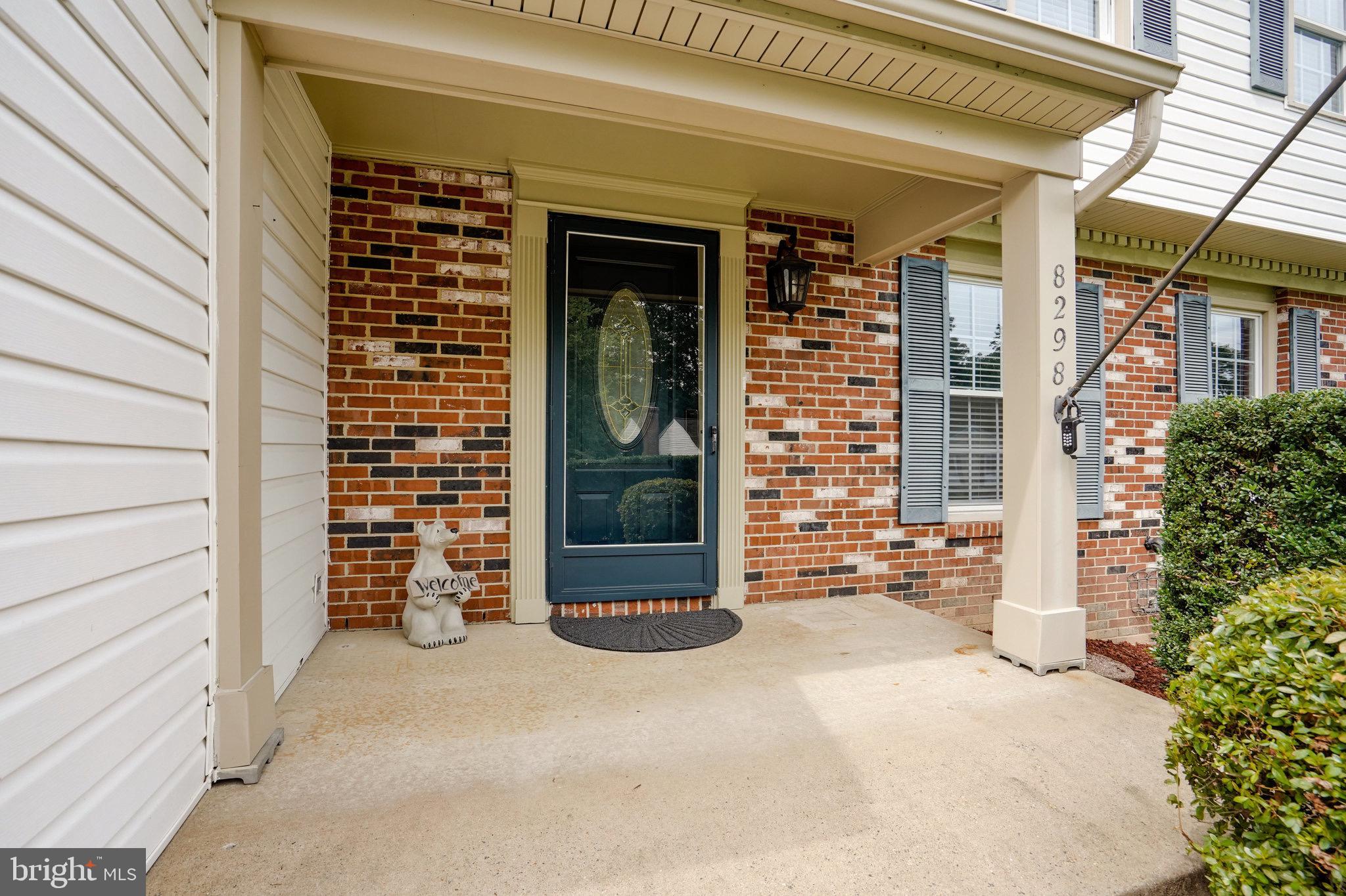 8298 Lindside Way Springfield, VA 22153 - Photo 8 of 38 a view of a door and outdoor space