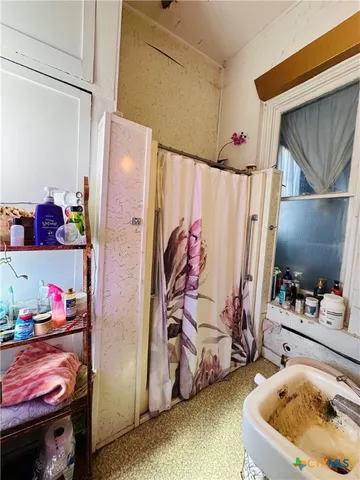 a room with storage and utility