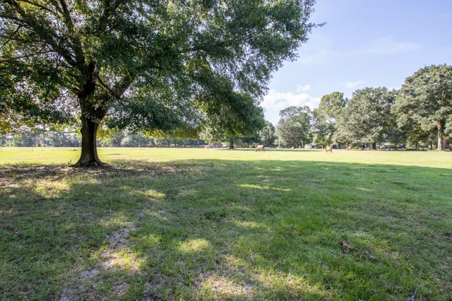 a view of an outdoor space with a lake view