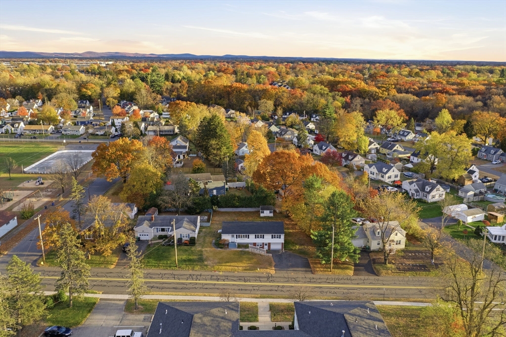 181 Beauchamp Terrace Chicopee, MA 01020 - Photo 36 of 36 an aerial view of residential houses with outdoor space