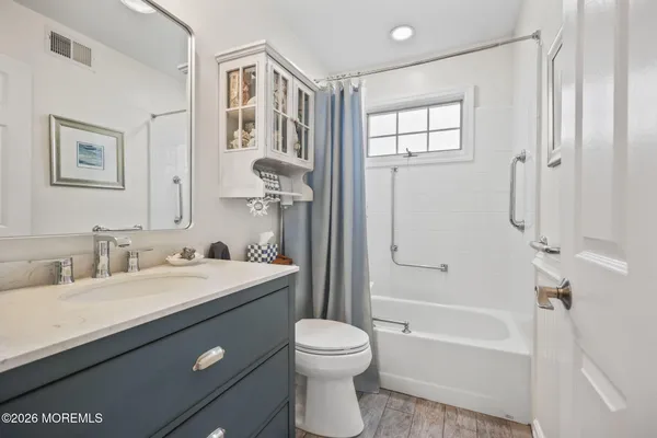 a view of outdoor space deck and kitchen