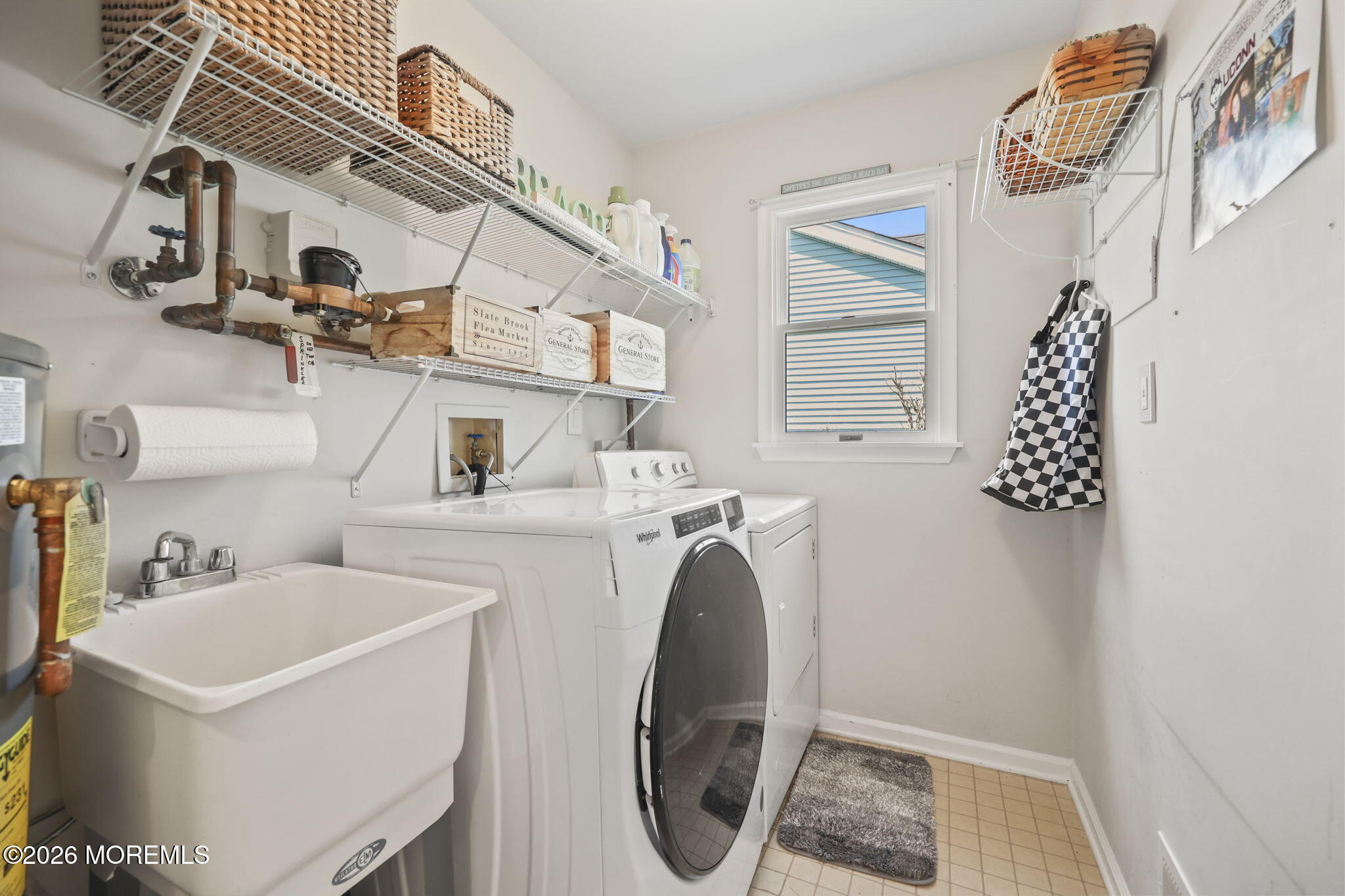 2254 Beltane Road Toms River, NJ 08755 - Photo 34 of 44 a utility room with sink dryer and washer