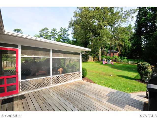 8302 Cherokee Road Richmond, VA 23235 - Photo 21 of 24 Patio/Deck - The deck is spacious and accessible f