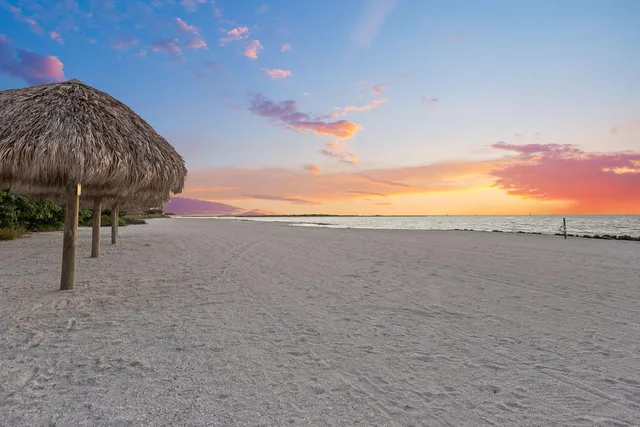 a view of an ocean and beach