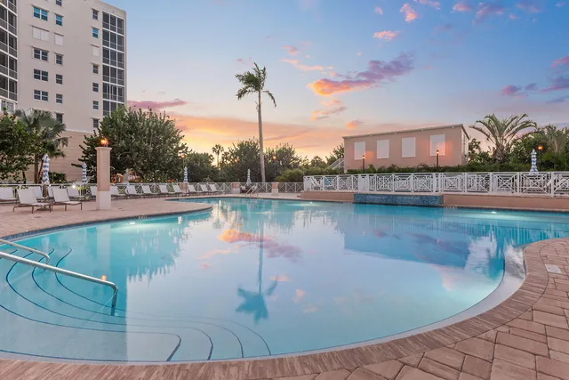 a view of lake with mountain in background