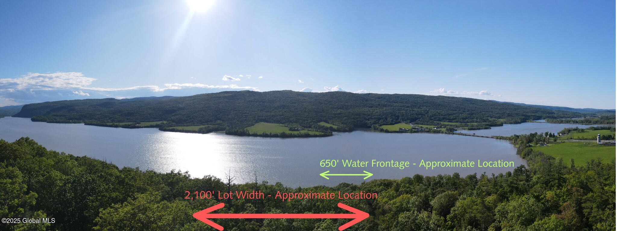 Approx Water Frontage