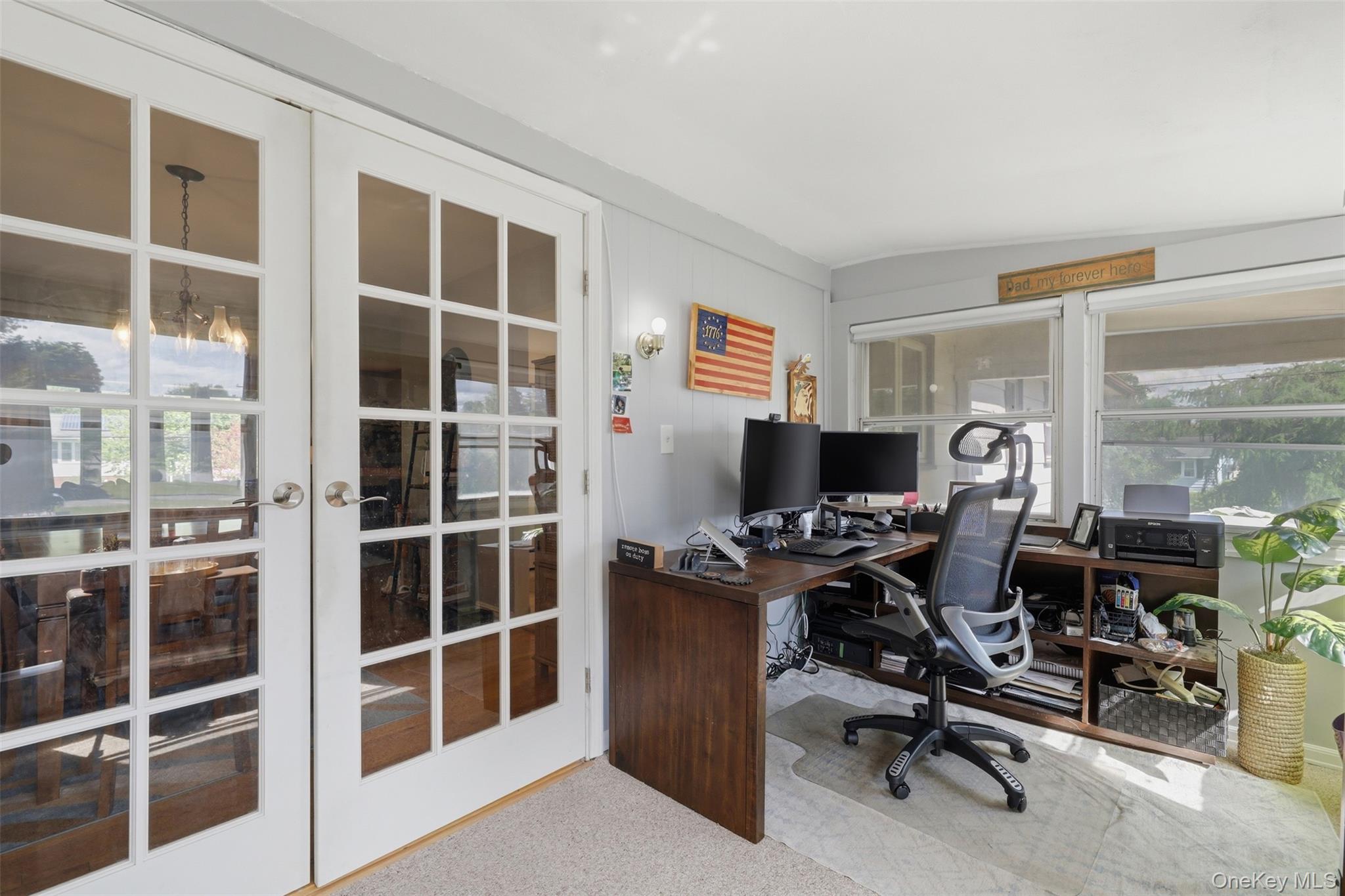 24 Beatty Road Wappingers Falls, NY 12590 - Photo 15 of 36 a view of a workspace with furniture and a window