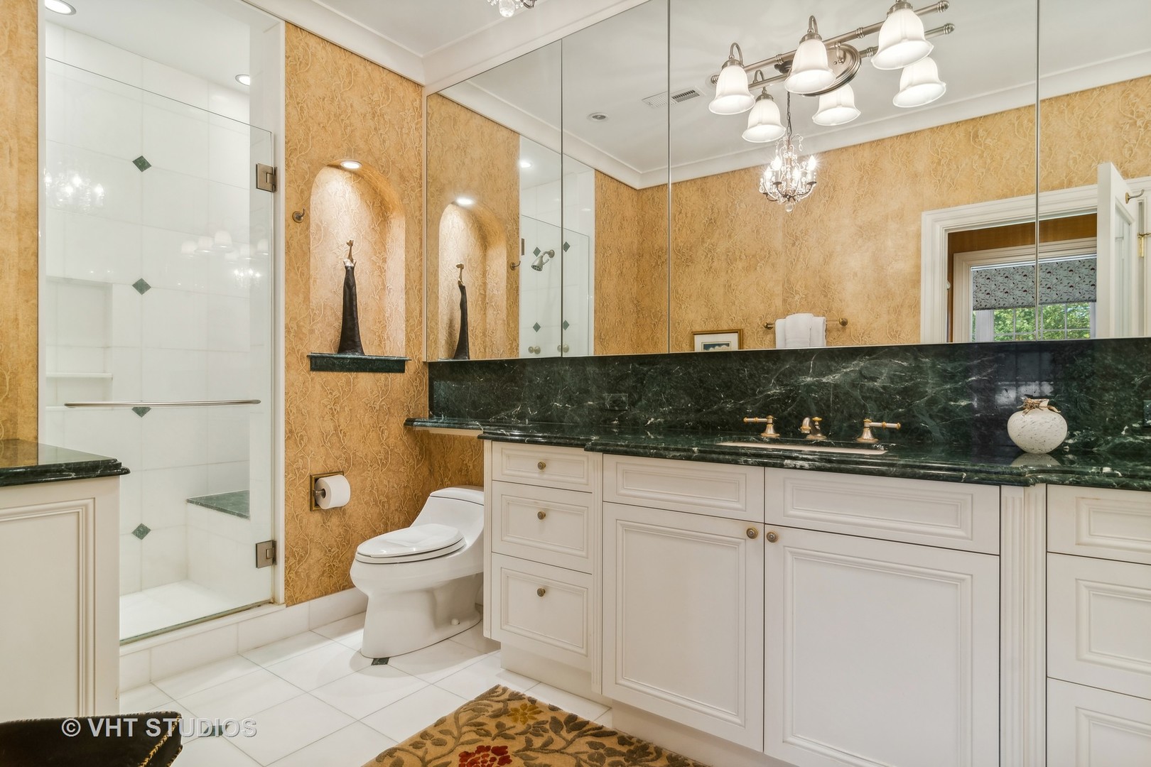 240 Donlea Road Barrington Hills, IL 60010 - Photo 34 of 63 a bathroom with a sink a toilet and shower