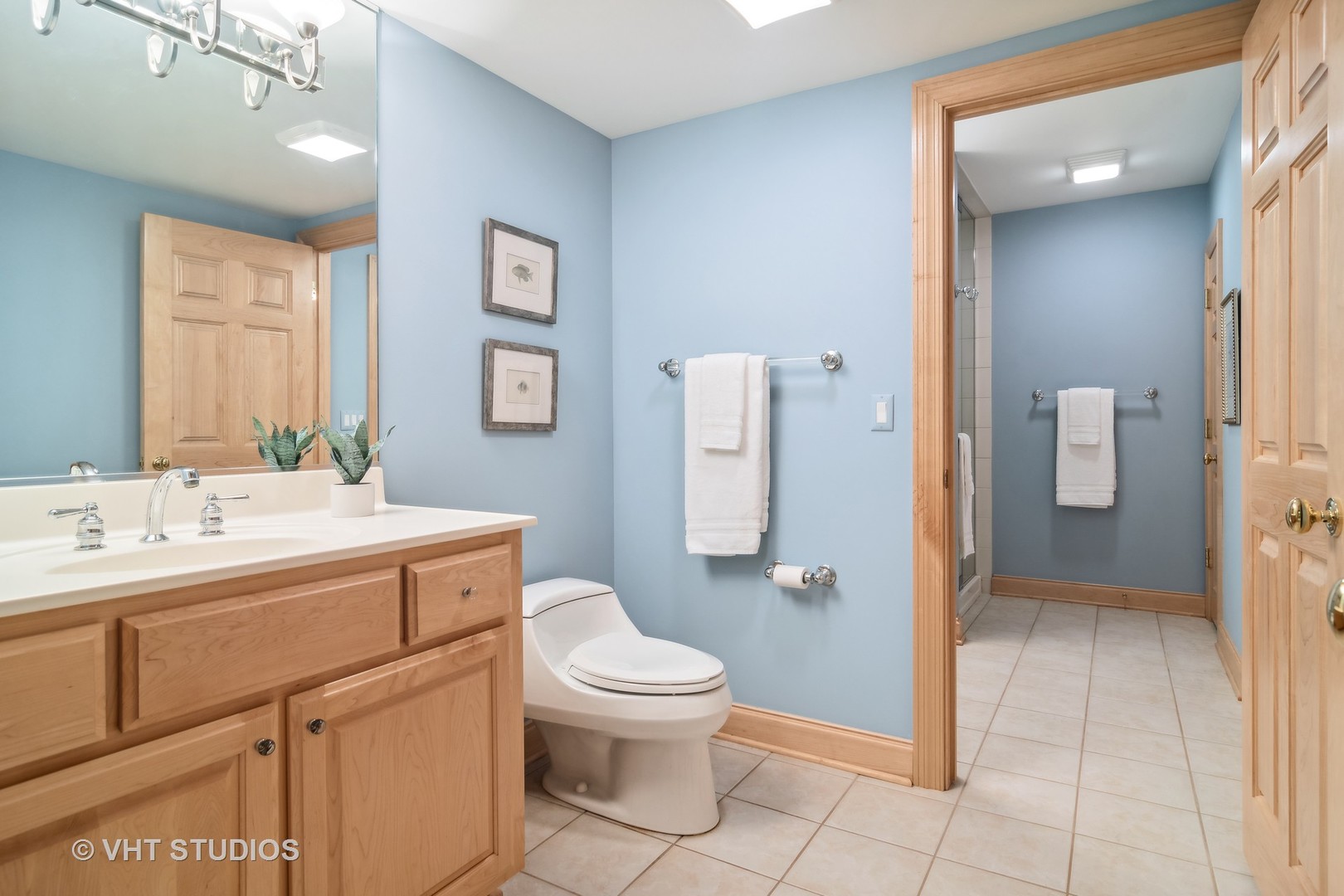 240 Donlea Road Barrington Hills, IL 60010 - Photo 43 of 63 a bathroom with a toilet sink and mirror