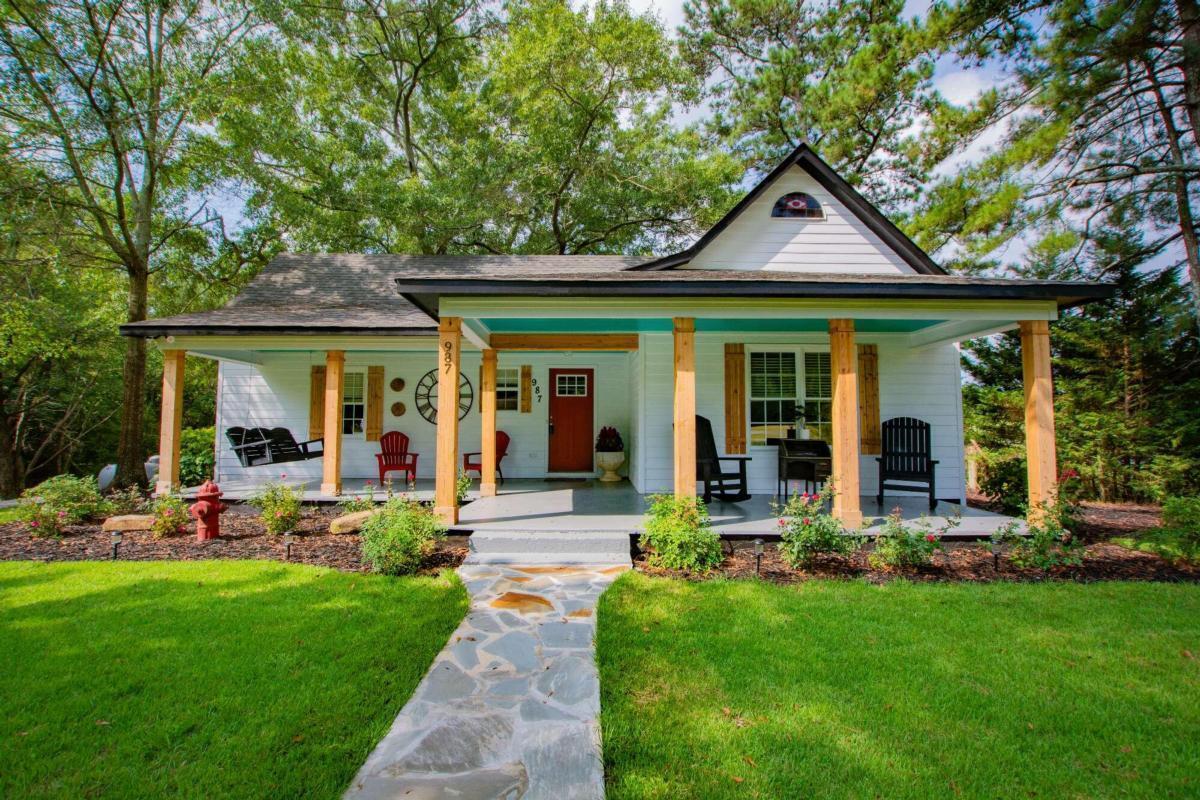 987 Sandhill Hulett Road Villa Rica, GA 30180 - Photo 1 of 1 front view of a house with a yard