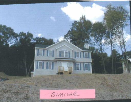 Lot#25 Terese Road Beacon Falls, CT 06403 - Photo 1 of 1 a front view of a house with a yard and garage