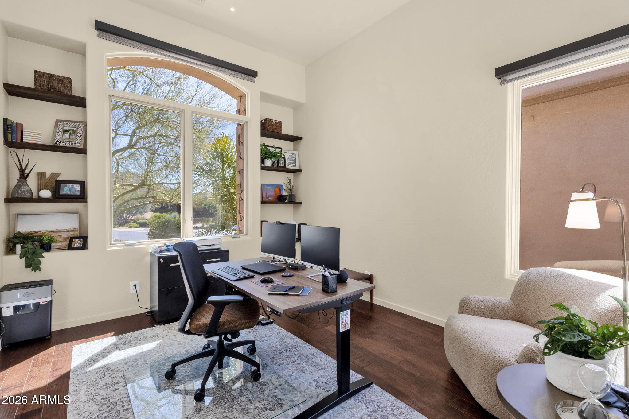 14402 East Wethersfield Road Scottsdale, AZ 85259 - Photo 34 of 57 a workspace with furniture and a window