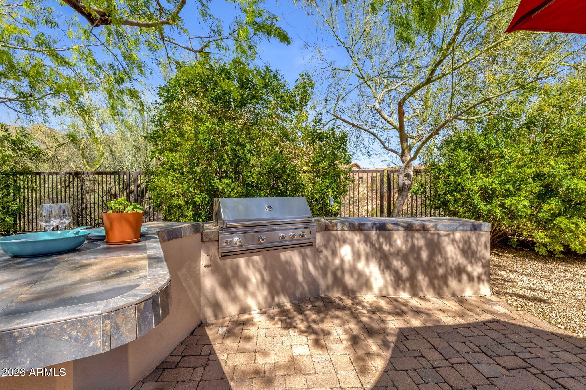 14402 East Wethersfield Road Scottsdale, AZ 85259 - Photo 43 of 57 Built-in BBQ with Seating