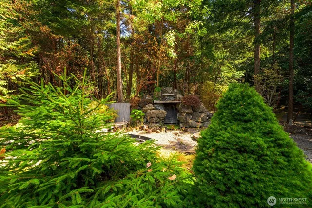 a view of outdoor space with wooden floor and outdoor space