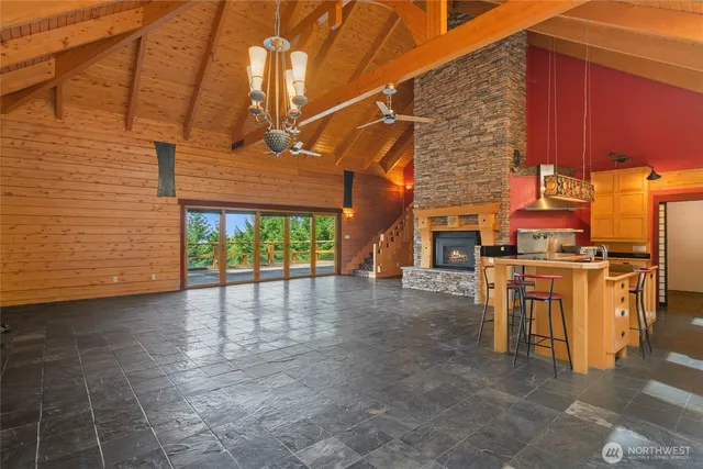 a view of a building with a street