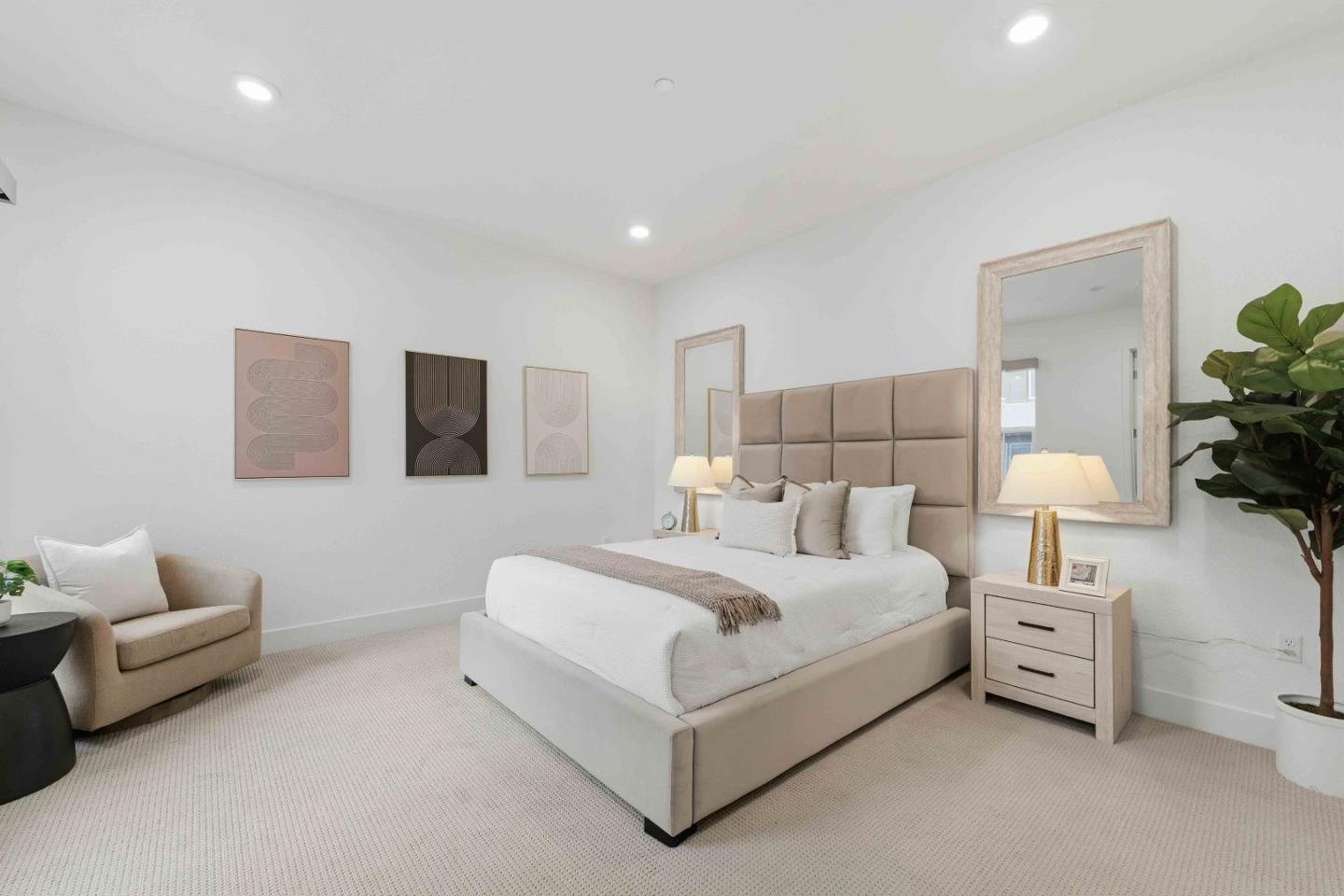 3465 Inspiration Way, Unit 201 Fremont, CA 94538 - Photo 14 of 39 a bedroom with a bed and a couch