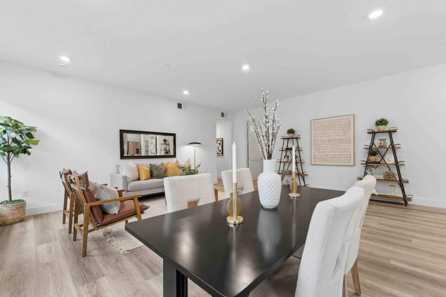 3465 Inspiration Way, Unit 201 Fremont, CA 94538 - Photo 6 of 39 a living room with furniture and wooden floor