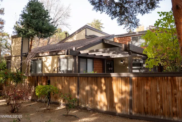 a view of a house with a patio