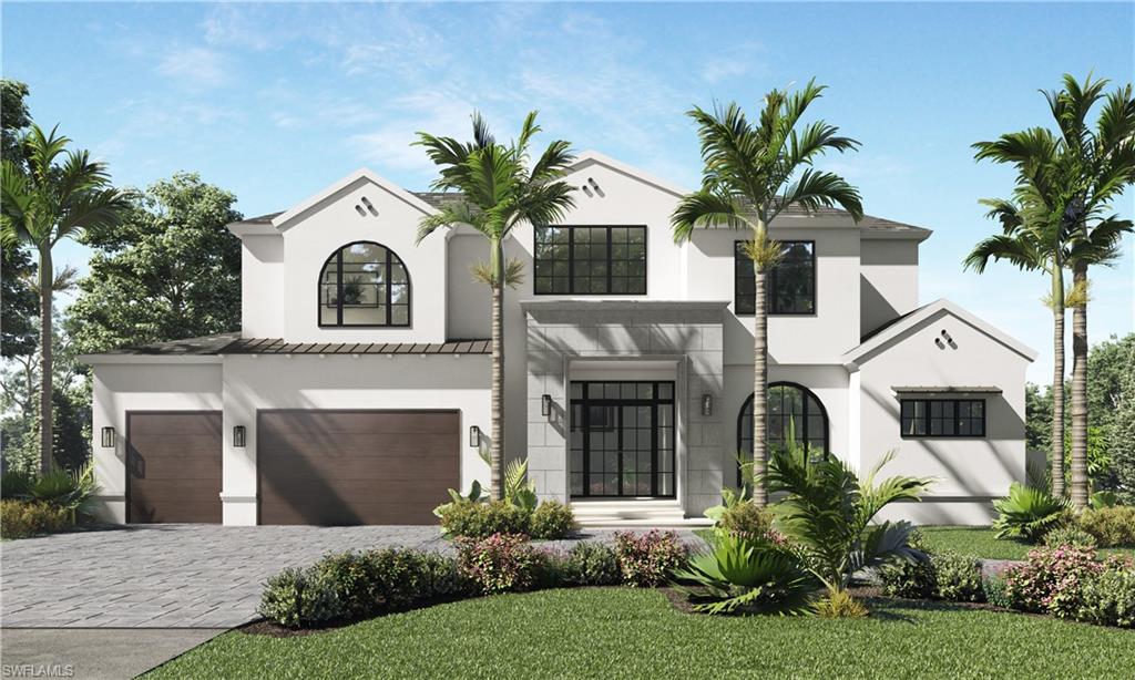 3880 Crayton Road Naples, FL 34103 - Photo 5 of 13 a view of house with garden and tall tree