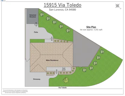 $835,000 | 15915 Via Toledo, San Lorenzo, CA 94580