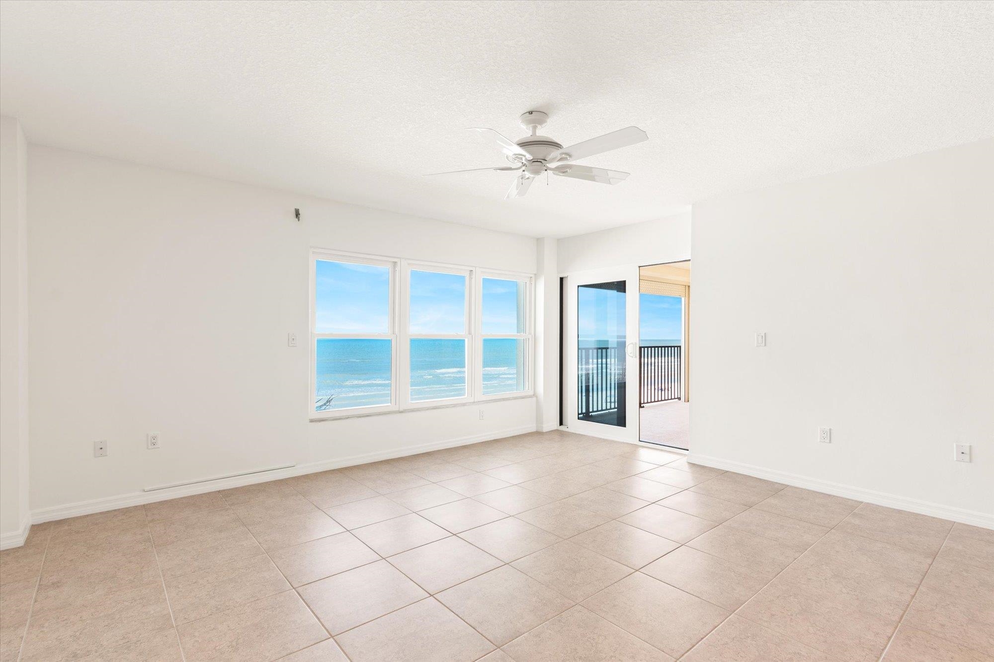 8090 A1A South, Unit 406 St. Augustine, FL 32080 - Photo 12 of 42 a view of an empty room with a window