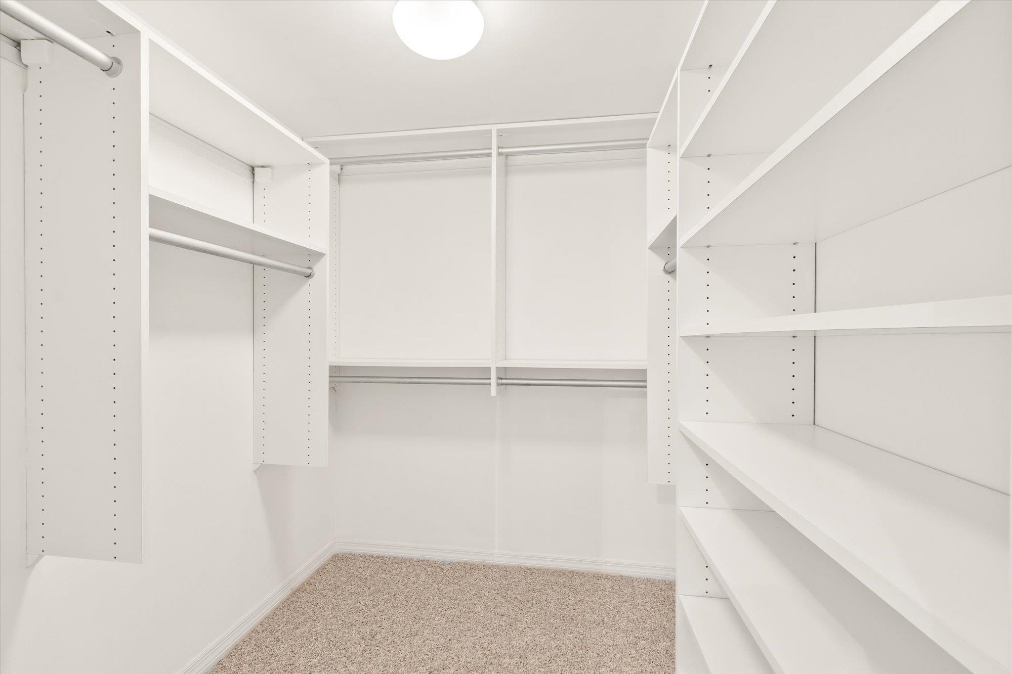8090 A1A South, Unit 406 St. Augustine, FL 32080 - Photo 19 of 42 a view of an empty walk in closet