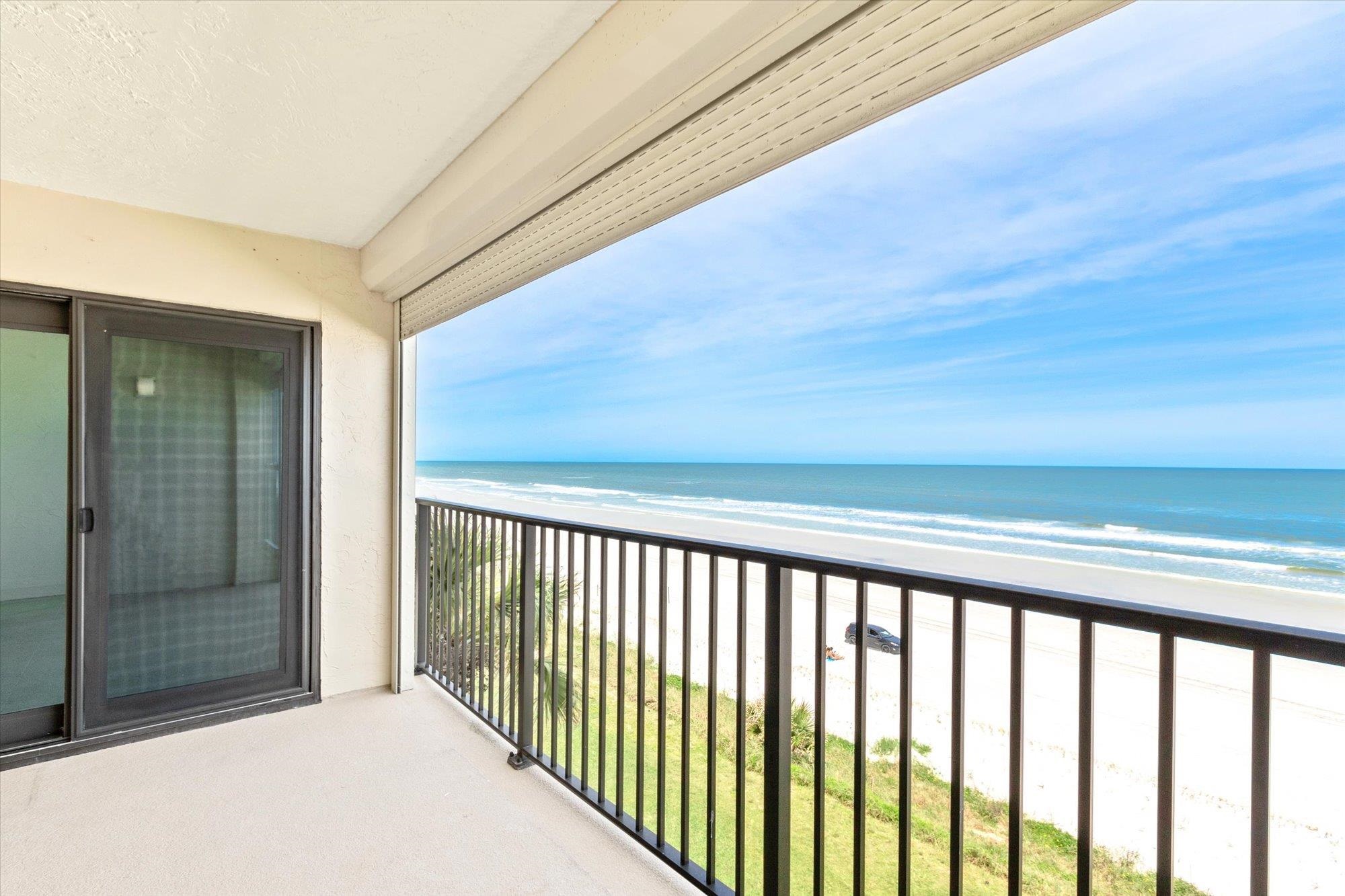 8090 A1A South, Unit 406 St. Augustine, FL 32080 - Photo 2 of 42 a view of a balcony