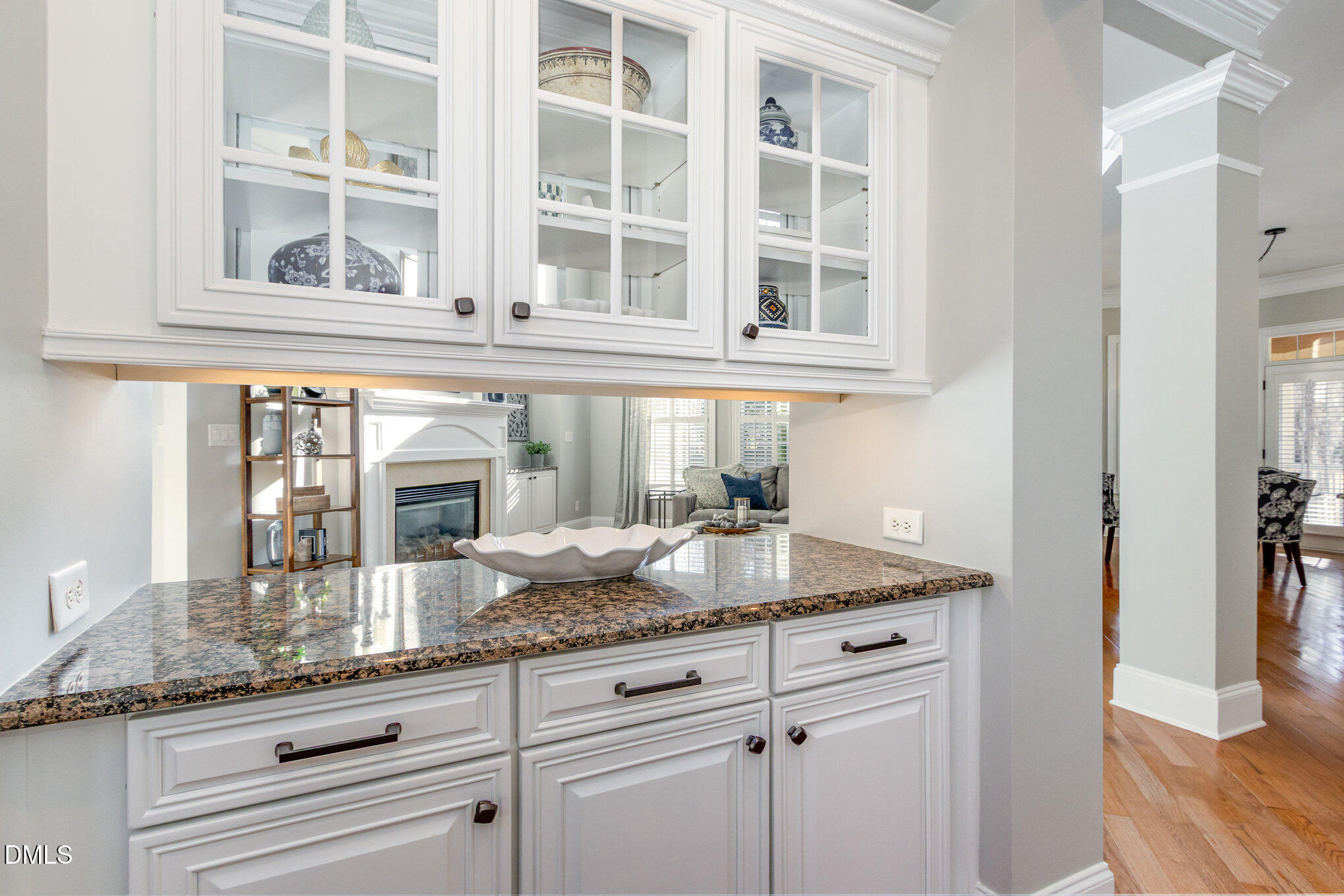 8517 Stonechase Drive Raleigh, NC 27613 - Photo 14 of 37 a kitchen with granite countertop stainless steel appliances and cabinets