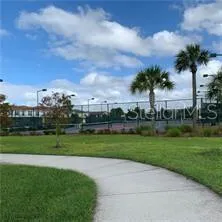a view of a grassy field