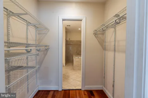 a view of walk in closet
