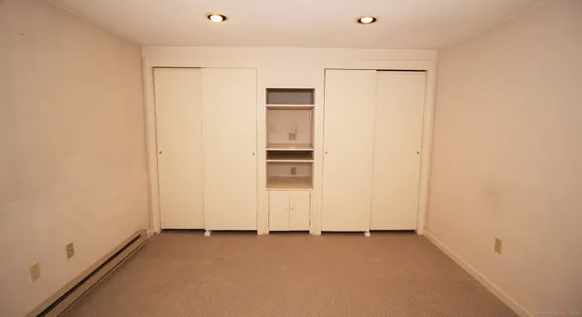 a view of a lake from a yard