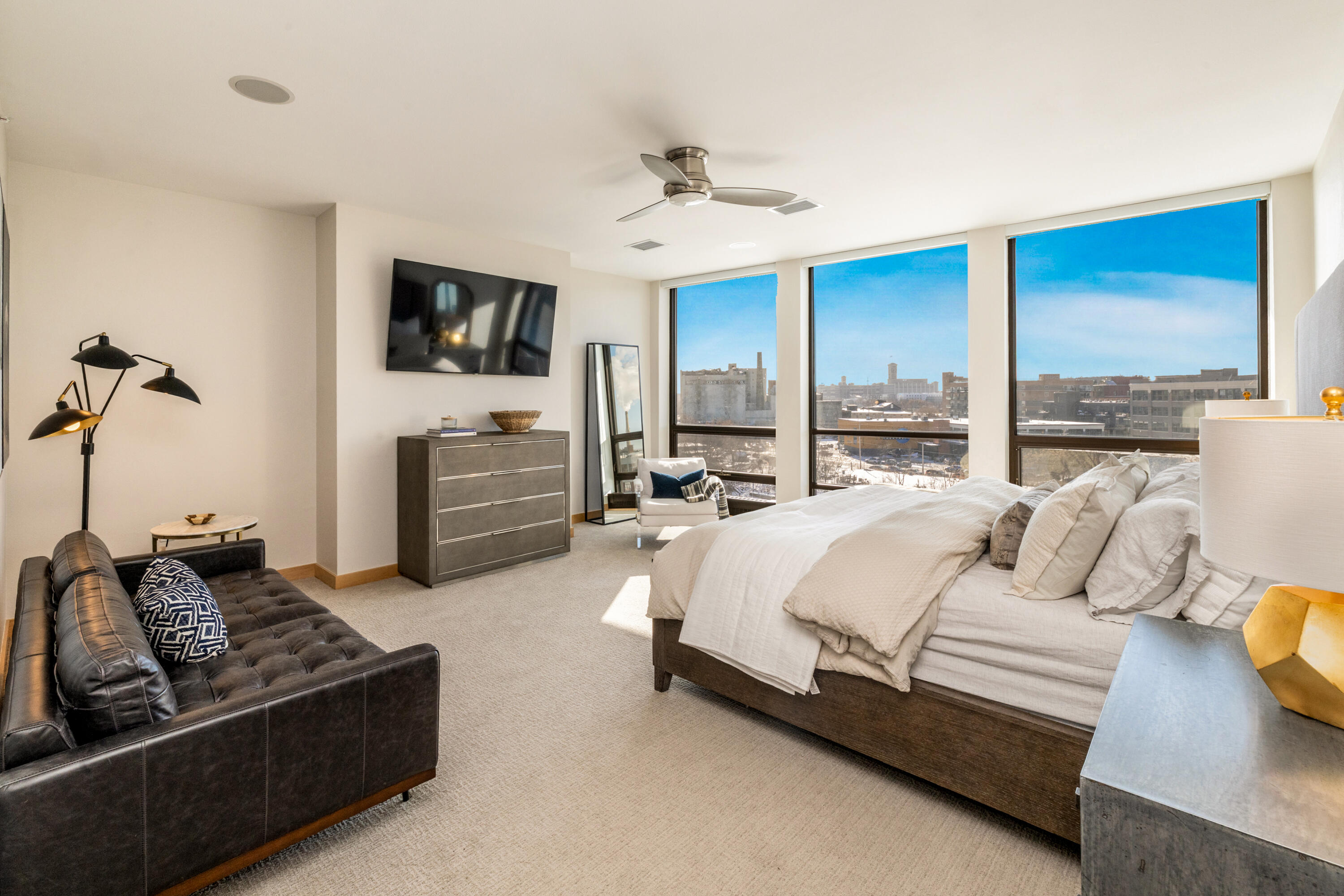 311 East Erie Street, Unit 419 Milwaukee, WI 53202 - Photo 8 of 28 Primary Bedroom