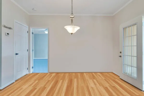 a storage room with washer and dryer