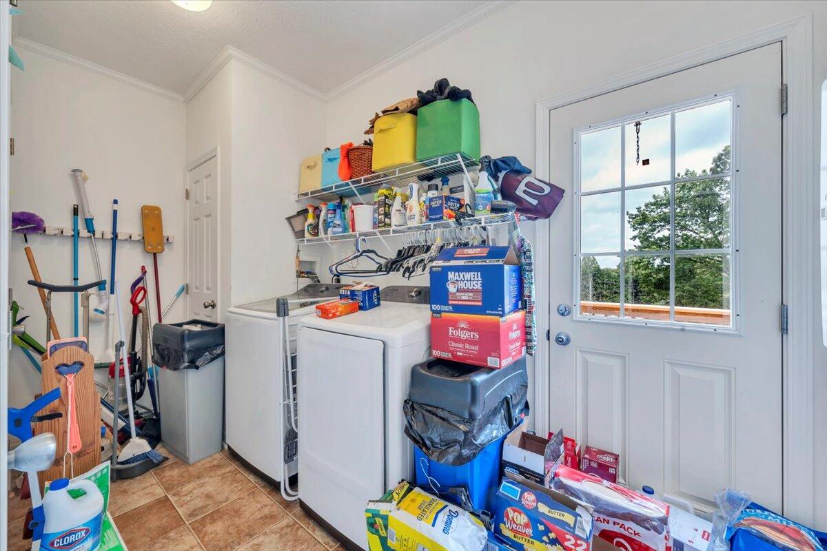60 Tara Drive Ridgeway, VA 24148 - Photo 21 of 93 a storage room with washer and dryer